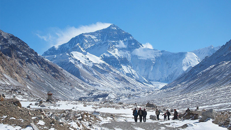 L’Everest in Tibet